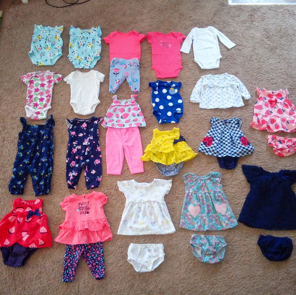 Baby Girl Clothes 57 pieces